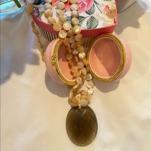 Large Stone Statement Necklace